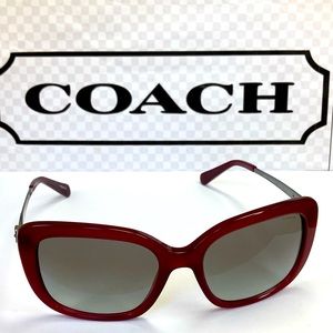 New Coach HC8229 L1004 550311 Aubergine Sunglasses